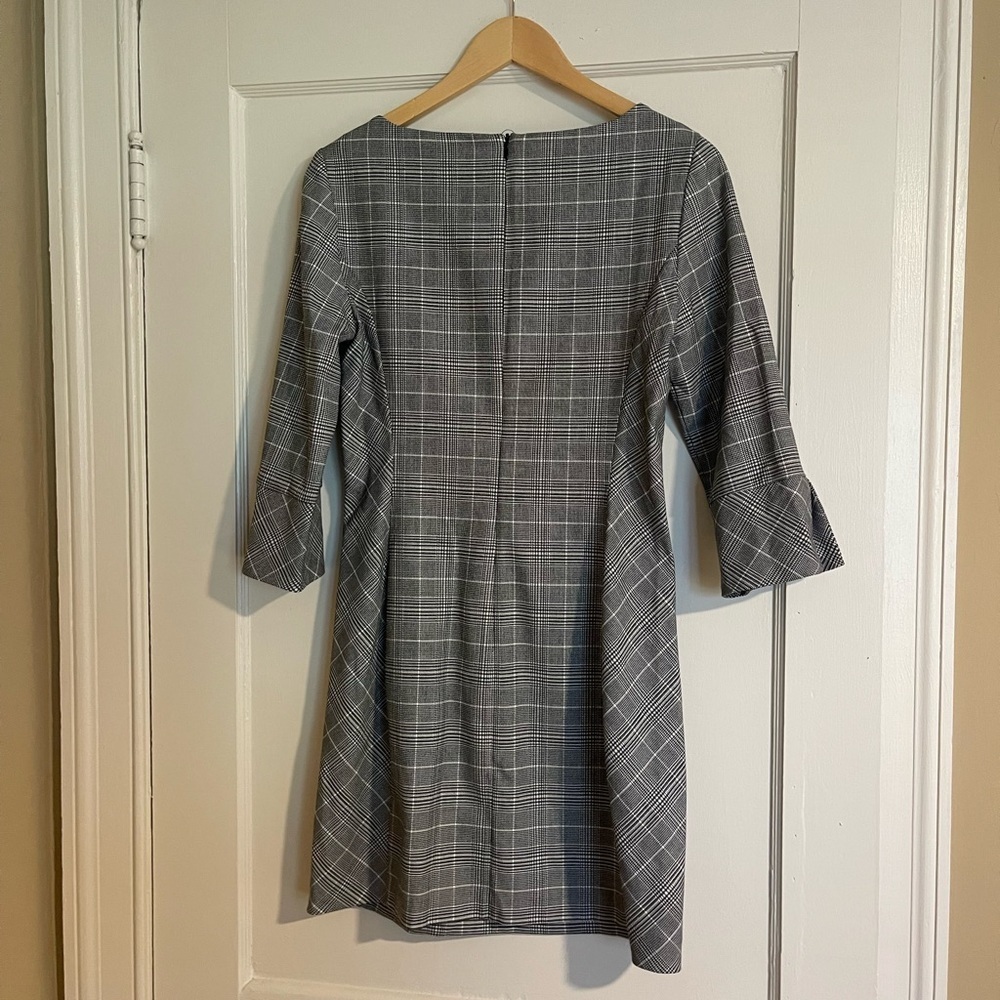 H&M Plaid Quarter Sleeve Dress - Picture 5 of 8